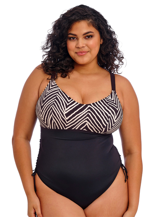 Слитный купальник без косточек Elomi Fiji Falls (Black)