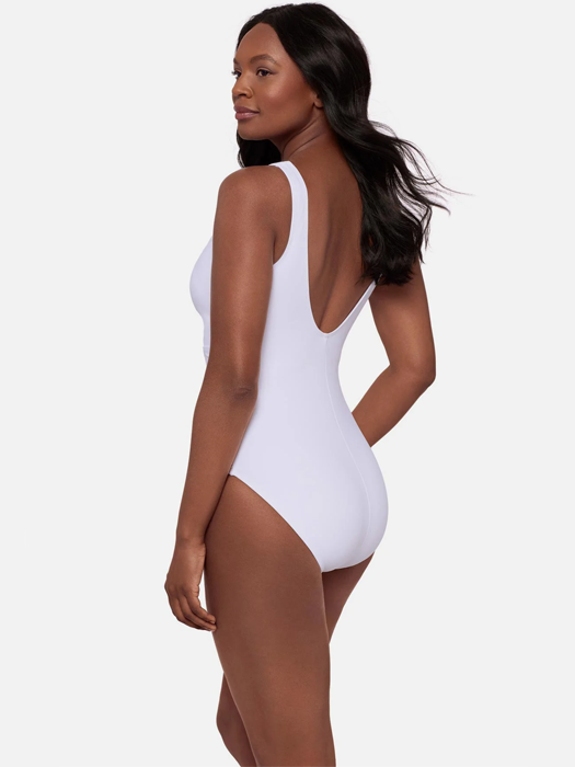 Слитный купальник Miraclesuit Swizzle (White)