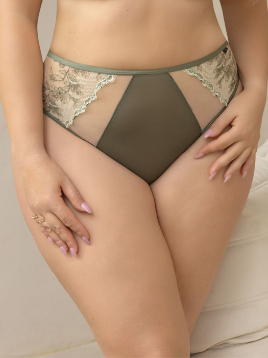 Трусы высокие Kris Line Lulu (Khaki)