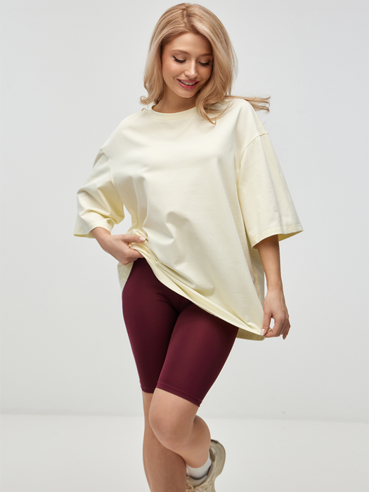 Футболка оверсайз (Сливочное масло)