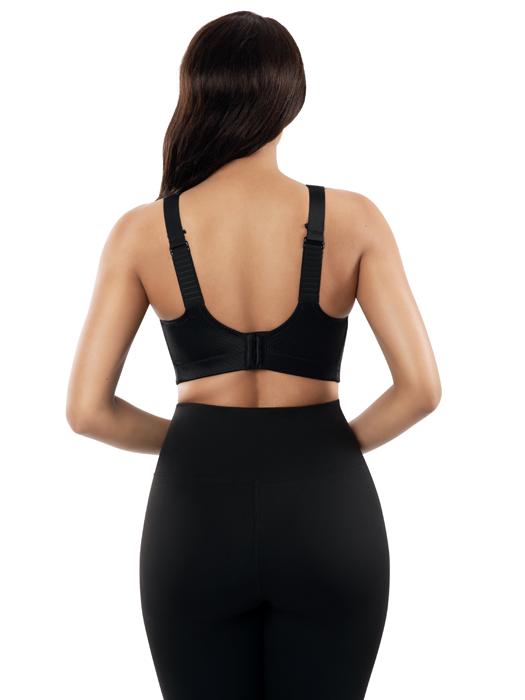 Спортивный бюстгальтер без косточек Parfait Active (Черный) – фото 4