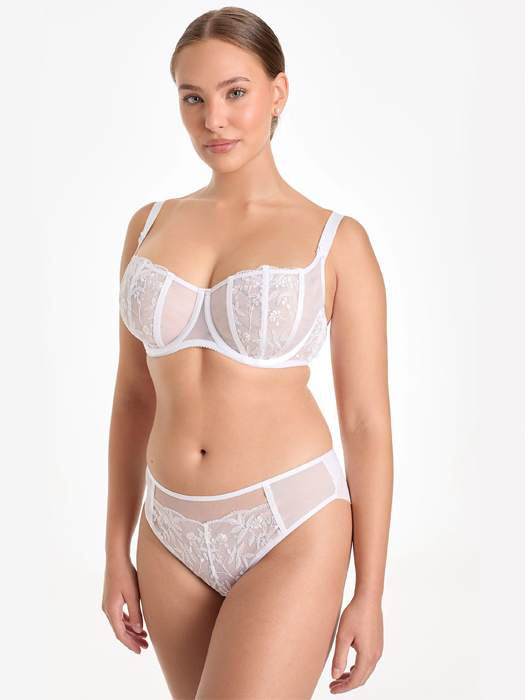 Бюстгальтер с мягкой чашкой Ewa Bien Fiora B136 (White)