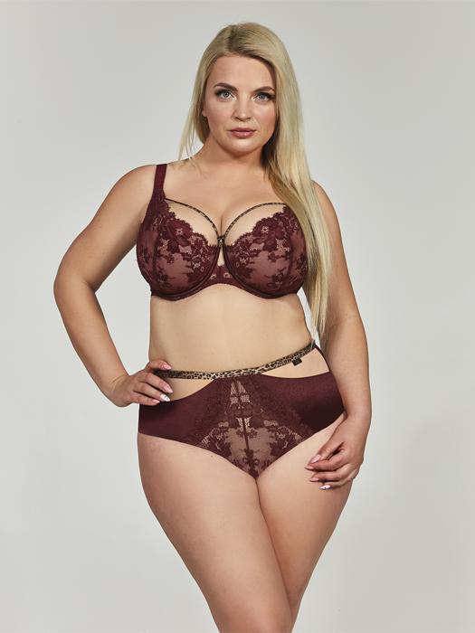 Бюстгальтер Kris Line Selena Soft Lace (Burgundy)