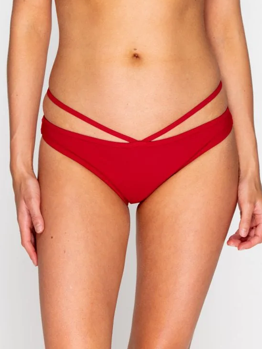 Низ купальника Miss Mandalay Icon Ring Brief (Red)