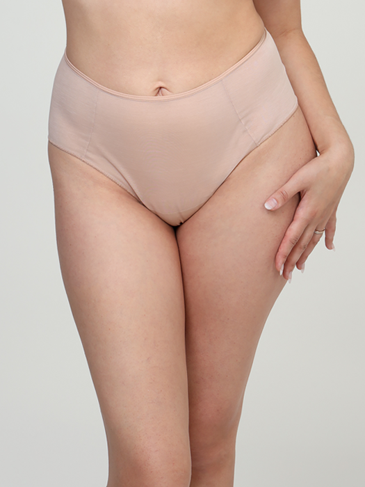 Трусы высокие Lemax Soft Chic (Natural Beige) – фото 1