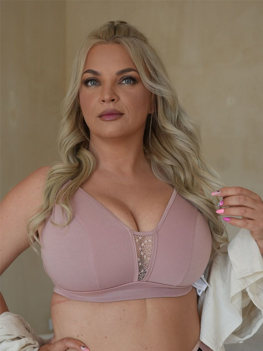 Бюстгальтер без косточек Kris Line Marcella (Розовый) – фото 2