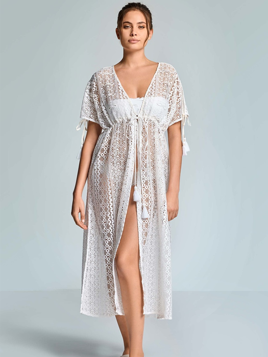 Платье Туника Iconique Temptation Maxi Cover Up (White)