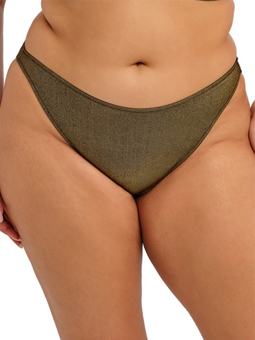 Низ купальника Elomi Sunset Shimmer High Leg Bikini Brief (Gold Rush)
