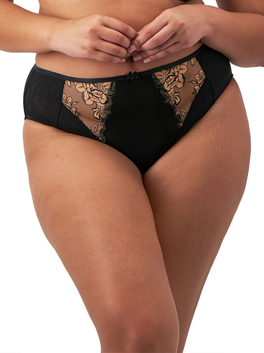 Трусы слипы Elomi Teagan High Leg (Black)