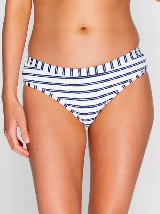 Низ купальника Beachcomber Bikini Brief (White/Navy Stripe)