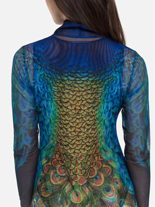 Платье Туника Rodasoleil "Павлин Маюра"