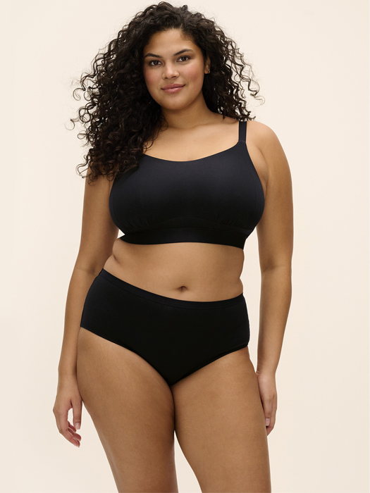 Бралетт без косточек Elomi Downtime Bralette (Черный) – фото 1