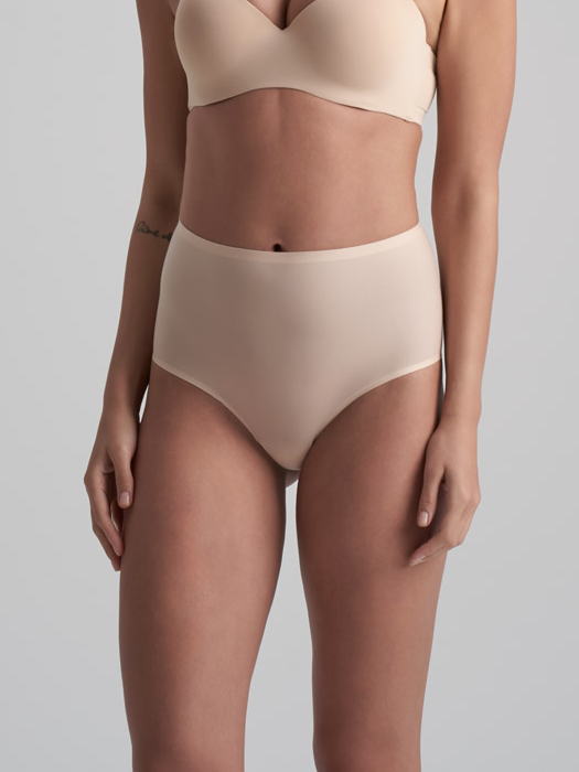 Трусы высокие BYE BRA Uni Stretch High Brief (Beige)