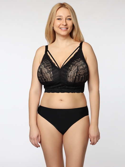 Бюстгальтер без косточек Parfait Mia Lace (Черный) – фото 1