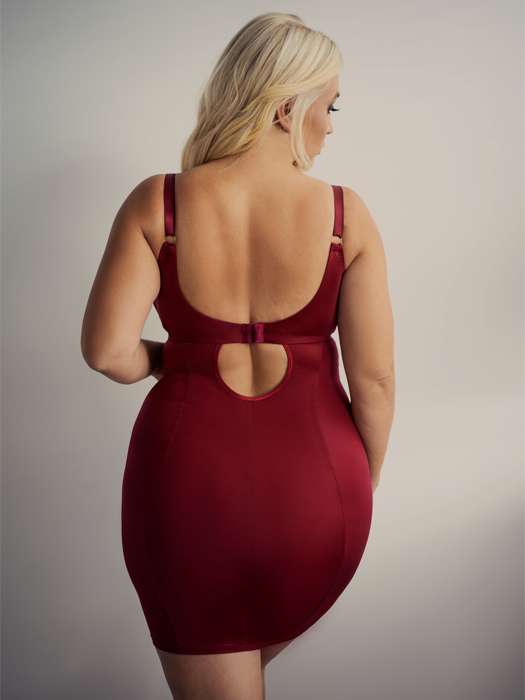 Комбинация Kris Line Rubin Soft Full Cup (Бордовый)  – фото 2