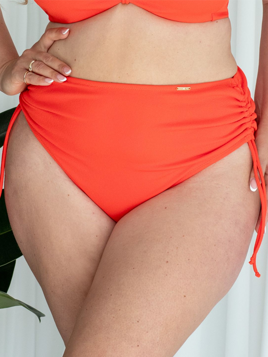 Низ купальника бразильяно высокие Kris Line Coral (Красный) – фото 1
