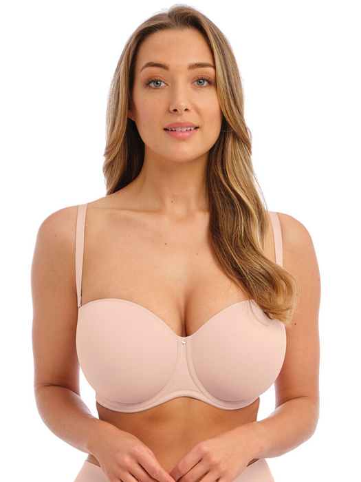 Бюстгальтер без бретелей Fantasie Aura Moulded Strapless (Бежевый) – фото 2