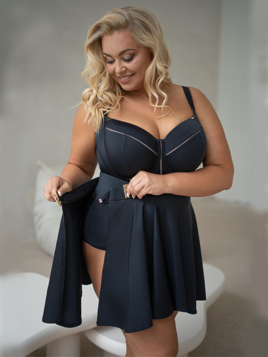 Низ купальника юбка Kris Line Solar (Black)
