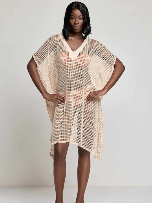 Платье Туника David Cora Poncho (Ivory)