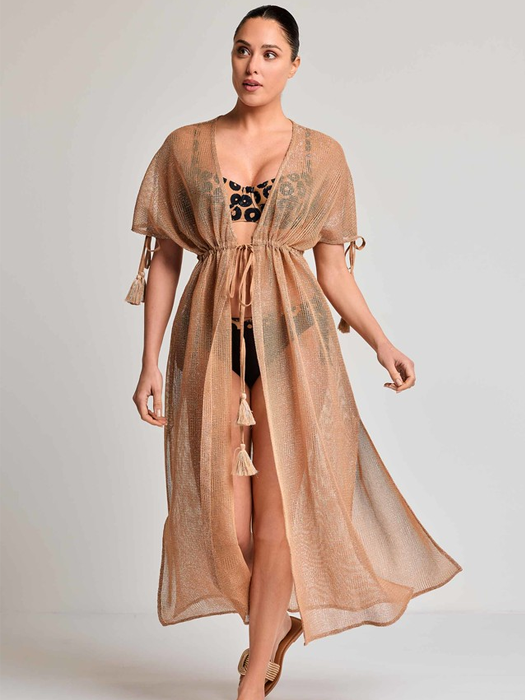 Платье Туника David Rocho Maxi Cover Up (Brown)