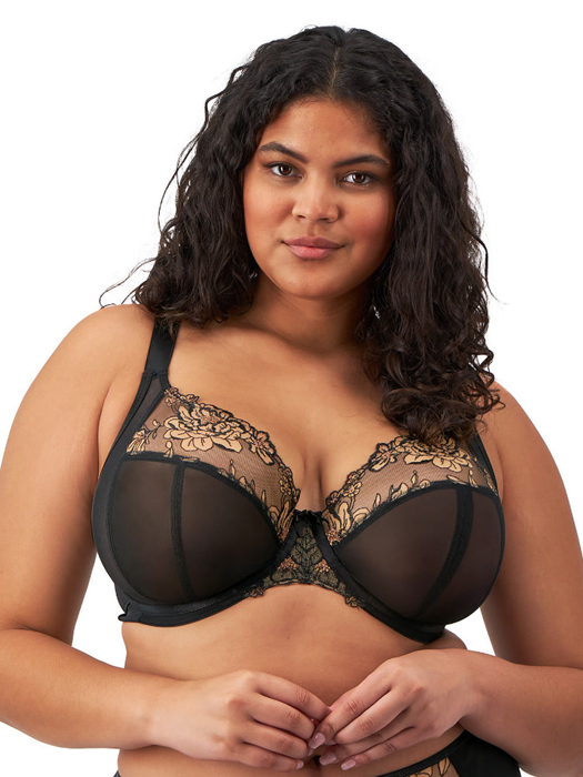 Бюстгальтер с мягкой чашкой Elomi Teagan Plunge (Black)