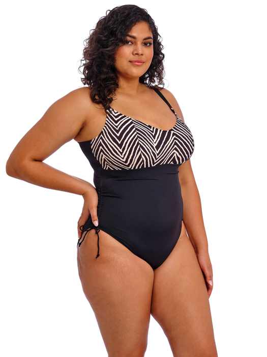 Слитный купальник без косточек Elomi Fiji Falls (Black)