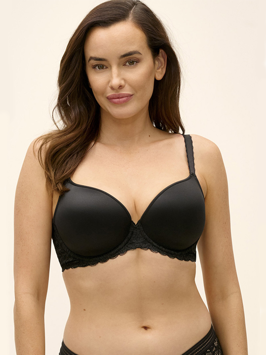 Бюстгальтер с твердой чашкой Wacoal Raffine Contour (Черный) – фото 3