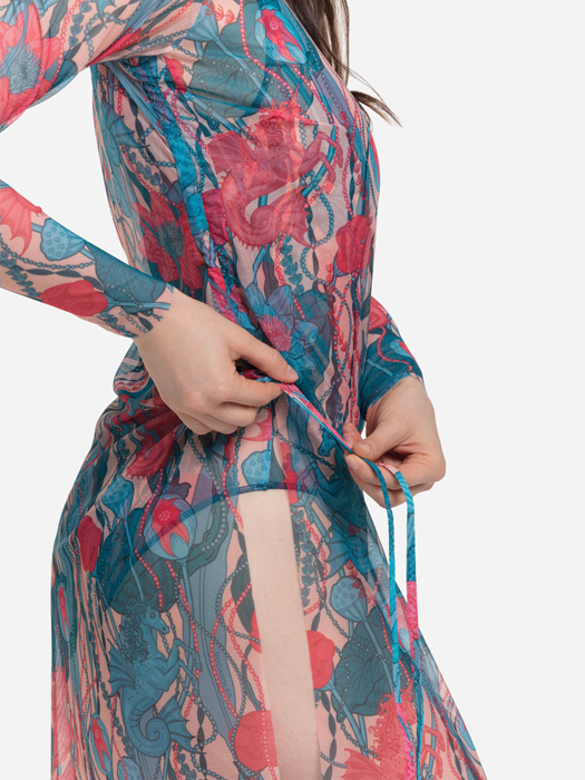 Платье Туника Rodasoleil "Морские единороги"