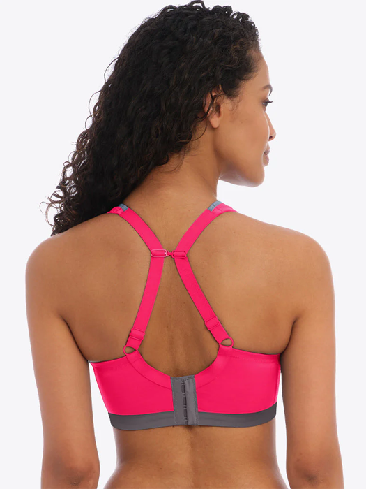 Спортивный бюстгальтер без косточек Freya Active Dynamic (Розовый) – фото 2