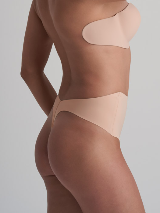 Трусы стринги BYE BRA Low Back Mid Waist (Бежевый) – фото 2