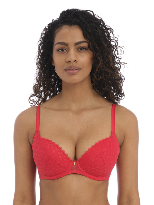 Бюстгальтер с твердой чашкой Freya Signature Padded Plunge (Chilli Red)