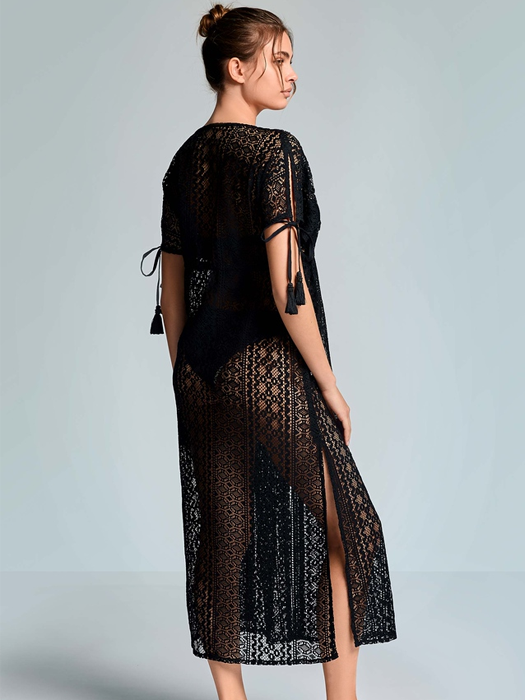Платье Туника Iconique Temptation Maxi Cover Up (Black)