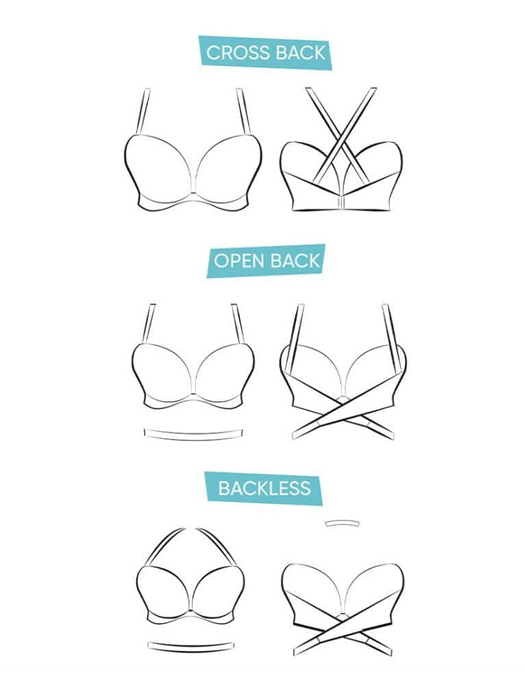 Бюстгальтер Superplunge Multiway Padded Plunge Bra (Latte)