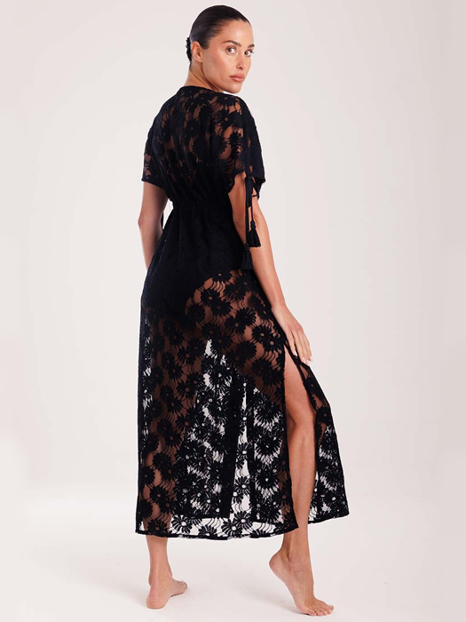 Платье Туника Miradonna Temptation Maxi Cover Up (Black)