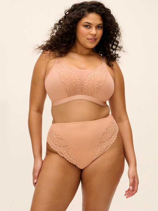 Бралетт без косточек Elomi Tiernie Bralette (Бежевый) – фото 1