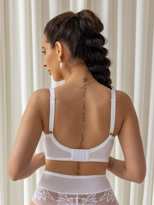 Бюстгальтер Kris Line Crystal Half Cup (White)