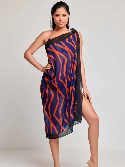 Парео David Shoreline Calm Sarong (Blue)