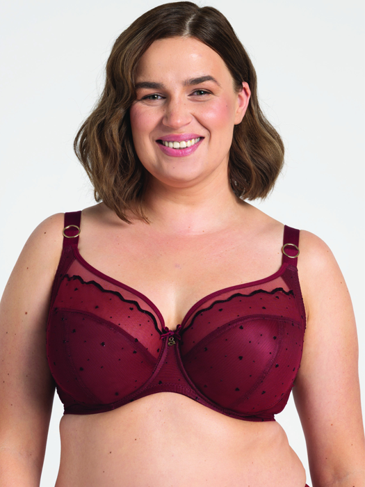 Бюстгальтер с мягкой чашкой Samanta Melania A910 (Burgundy)