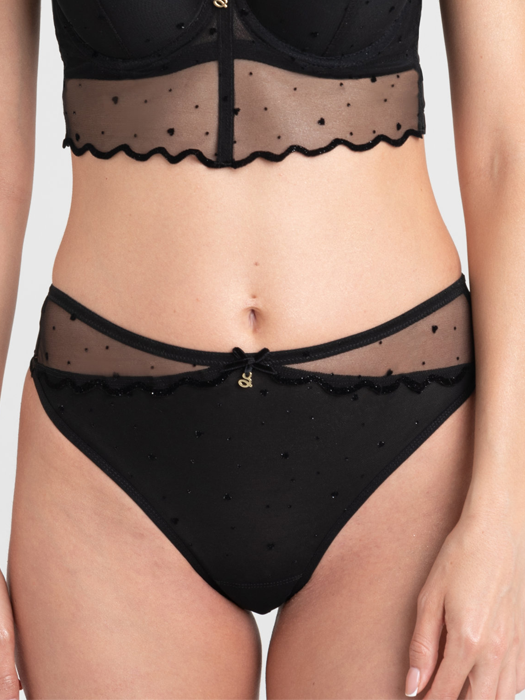 Трусы бразильяно Samanta Melania M300 (Black)