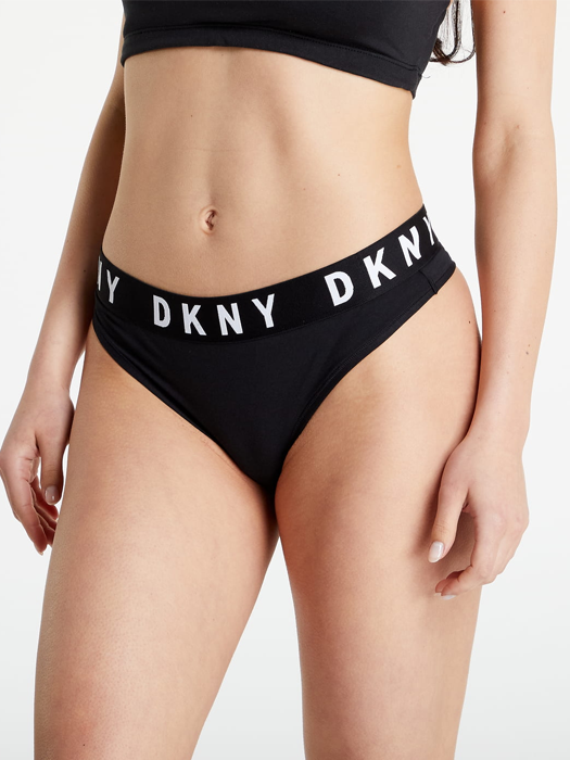 Трусы стринги DKNY Cozy Boyfriend 4529 (Black)