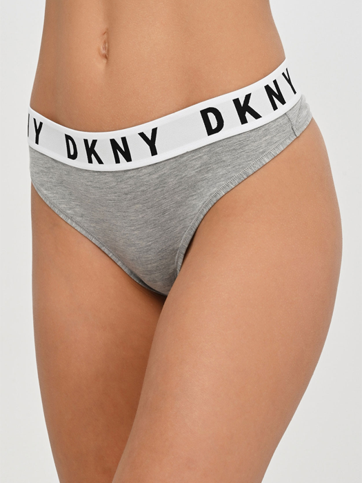 Трусы стринги DKNY Cozy Boyfriend 4529 (Серый) – фото 1