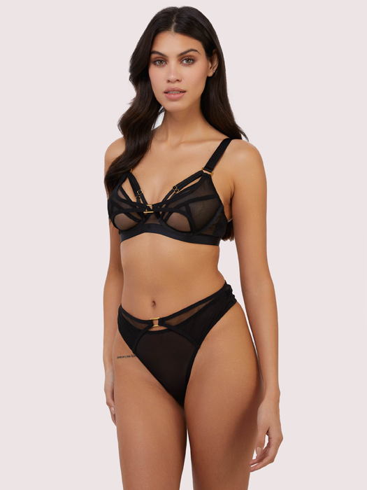 Трусы стринги Playful Promises Holland (Black)