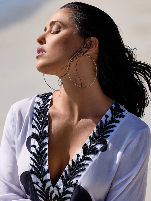 Платье Туника David Kim Kaftan (Ivory)