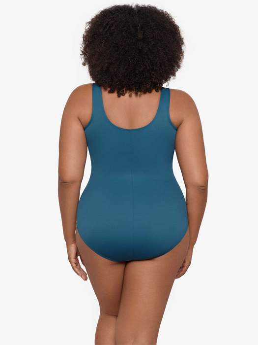 Слитный купальник Miraclesuit Plus Size Oceanus One Piece (Aegean)