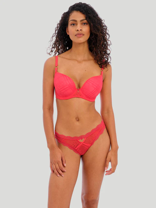 Бюстгальтер с твердой чашкой Freya Fatale Moulded Plunge (Chilli Red)