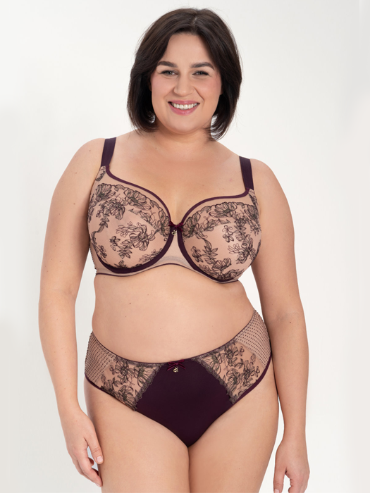 Бюстгальтер с мягкой чашкой Samanta Silvia A910 (Aubergine)