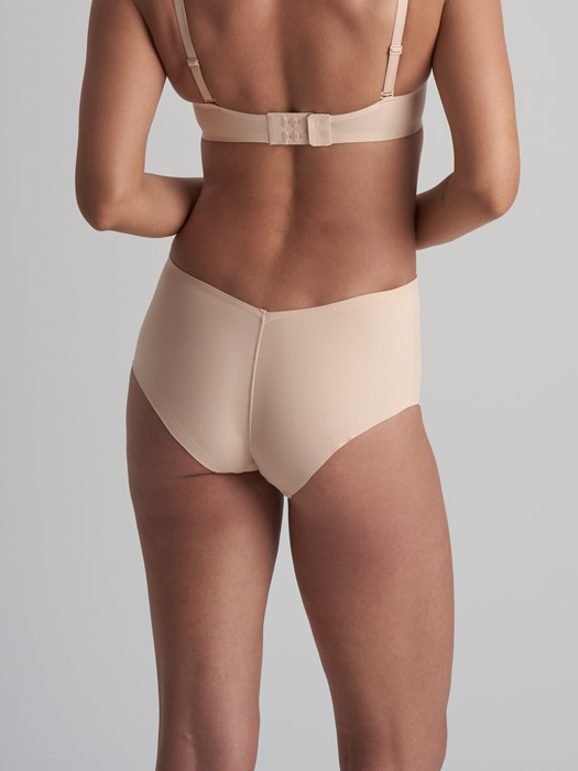 Трусы BYE BRA Low Back Mid Waist Brief (Beige)