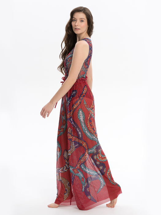 Брюки Rodasoleil "Змеи Мозаика"