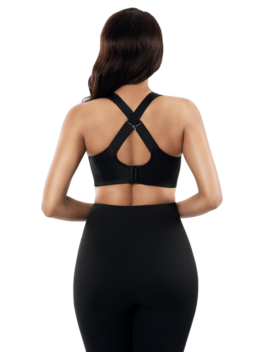 Спортивный бюстгальтер без косточек Parfait Active (Черный) – фото 3