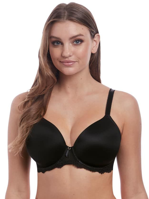 Бюстгальтер с твердой чашкой Freya Expression Demi Plunge (Black)